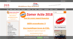 Desktop Screenshot of modelbouwshopnederland.nl