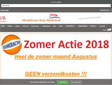 Tablet Screenshot of modelbouwshopnederland.nl